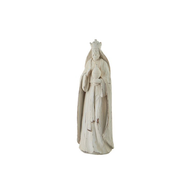 Whitewash Nativity Set | 10in