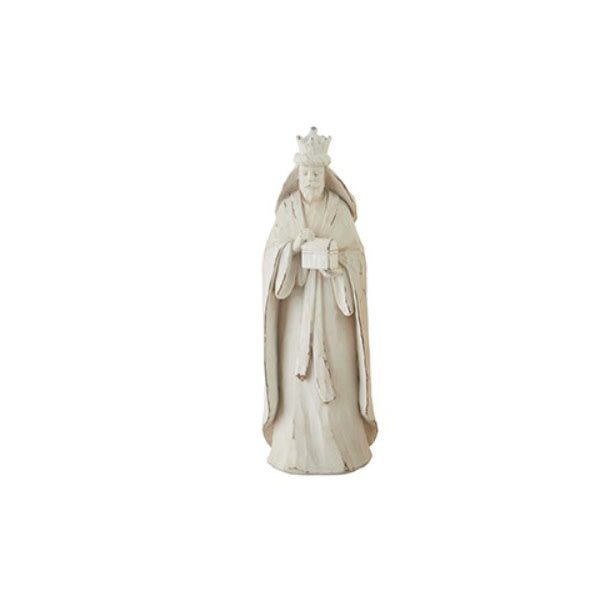 Whitewash Nativity Set | 10in
