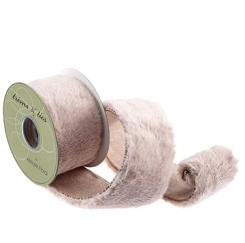 Fur Ribbon | Beige Brown 5y