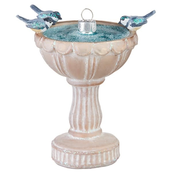 Bird Bath Ornament | 4.25in