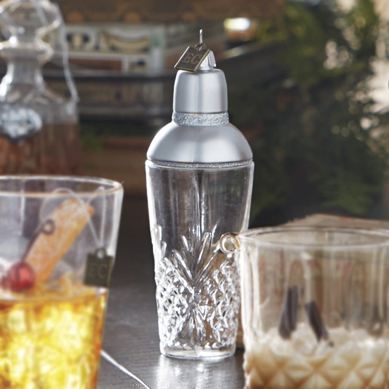 Cocktail Shaker Ornament | 5.5in