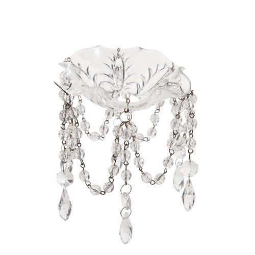 Crystal Bobeche Candle Wax Catcher | 4in