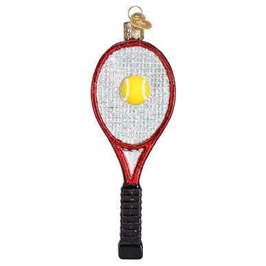 Tennis Racquet Assorted Ornament