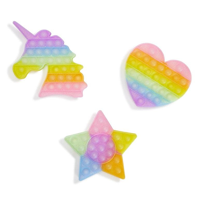 Glitter Bubble Poppers | Assorted
