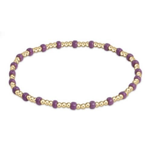 Hope Gold Sincerity Bracelet | Purple