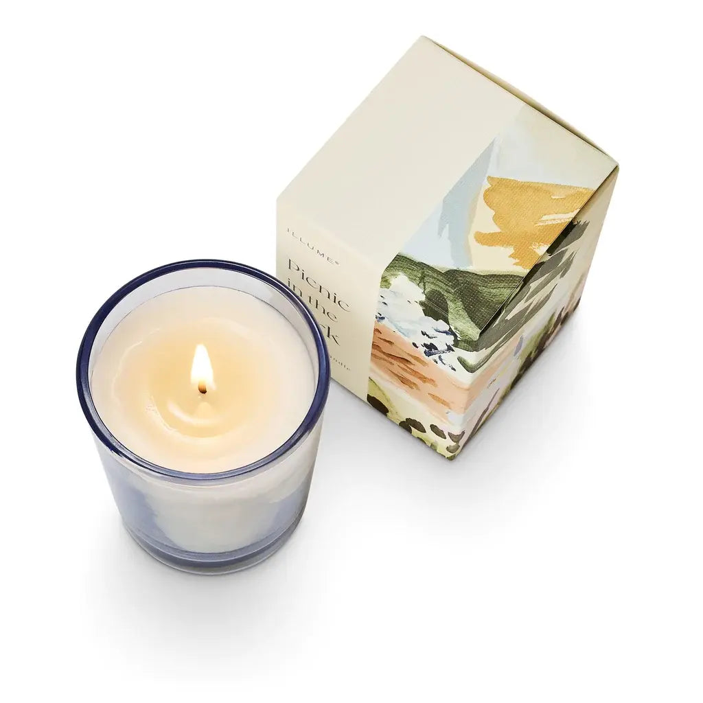 Votive Glass Candle Gift Box | Picnic in the Park 2.3oz