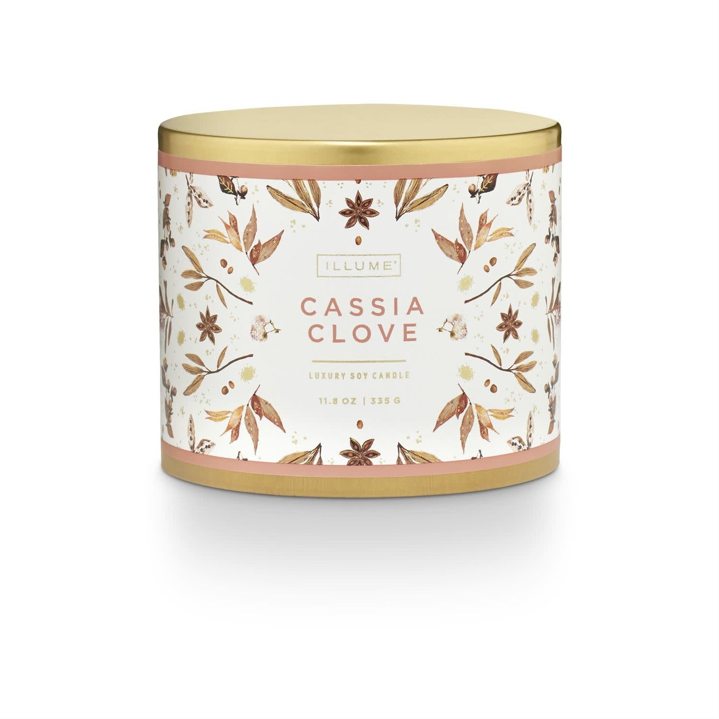 Cassia Clove Large Tin Candle