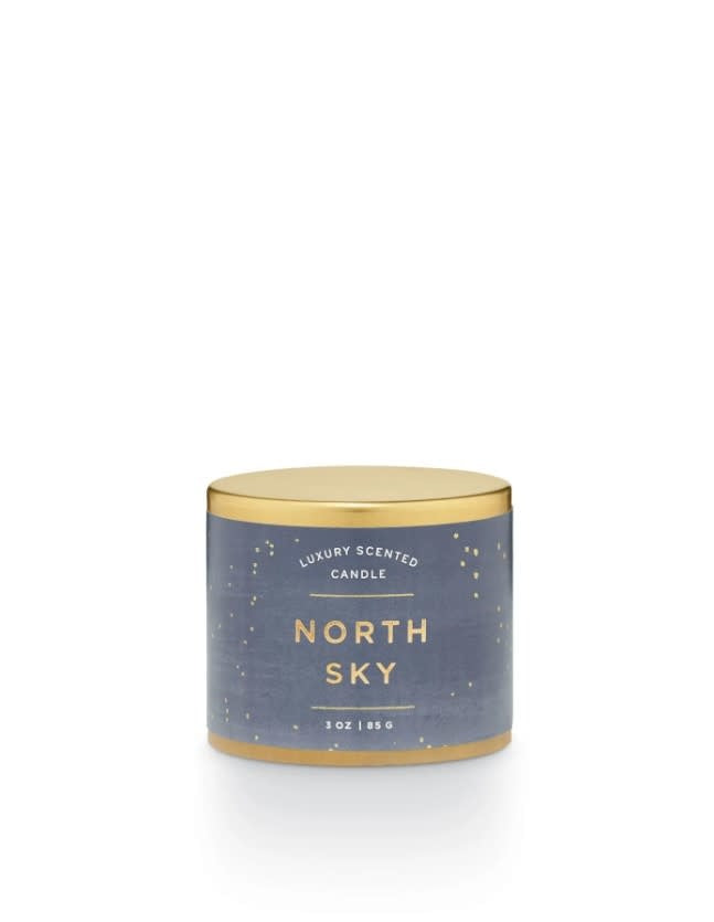 North Sky Demi Tin Candle