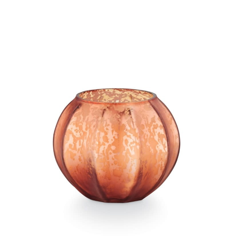 Cassia Clove Mercury Glass Pumpkin Candle | 8.6oz