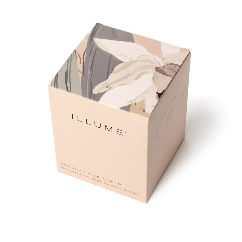 Refillable Glass Candle Gift Box | Coconut Milk Mango 10oz