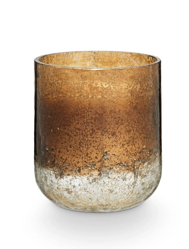 Woodfire Crackle Glass Candle | 16oz