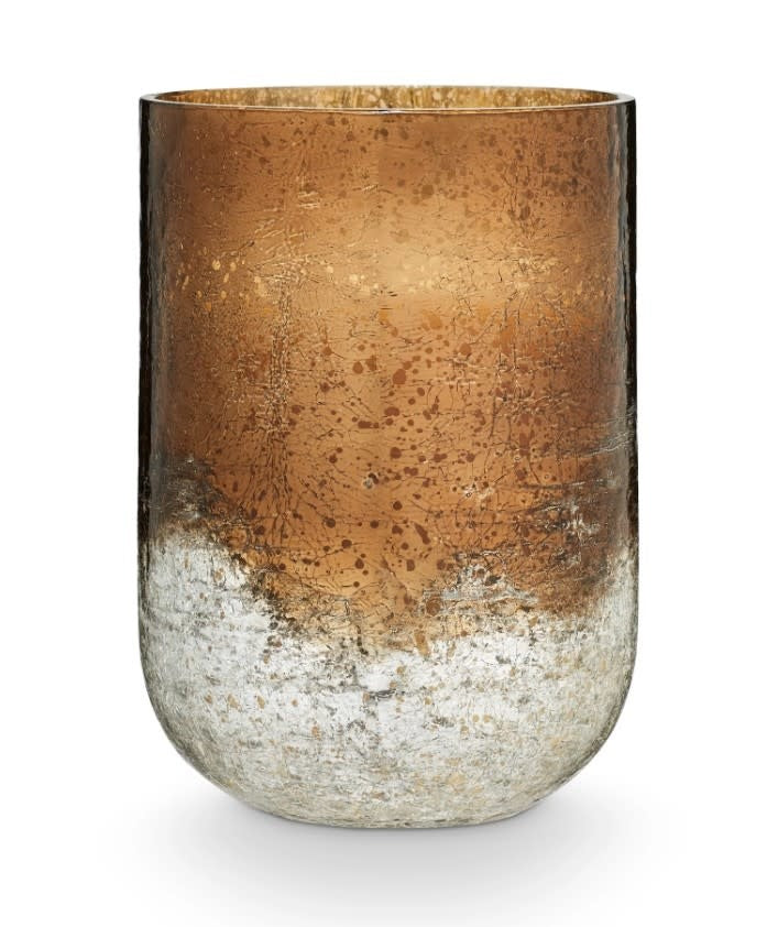 Woodfire Crackle Glass Candle | 40oz