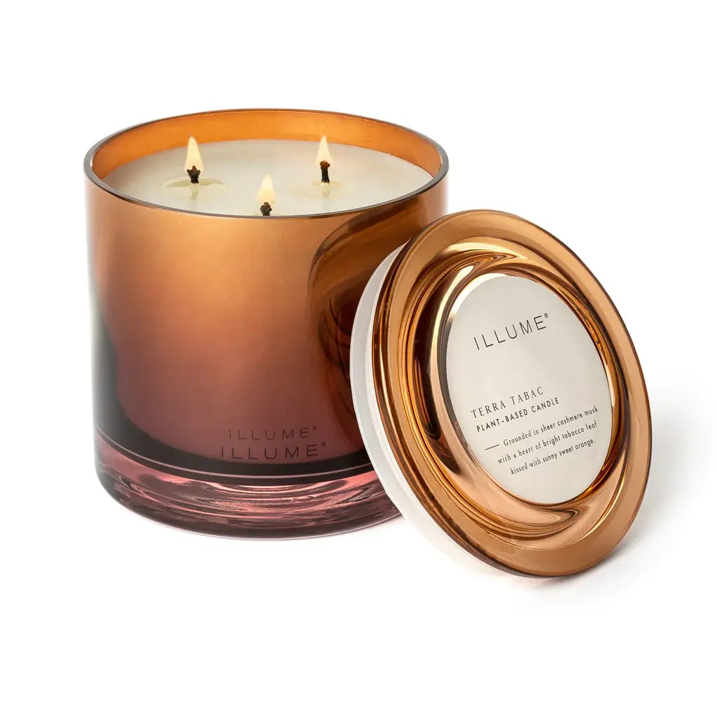 Statement Glass Candle | Terra Tabac 20.8oz