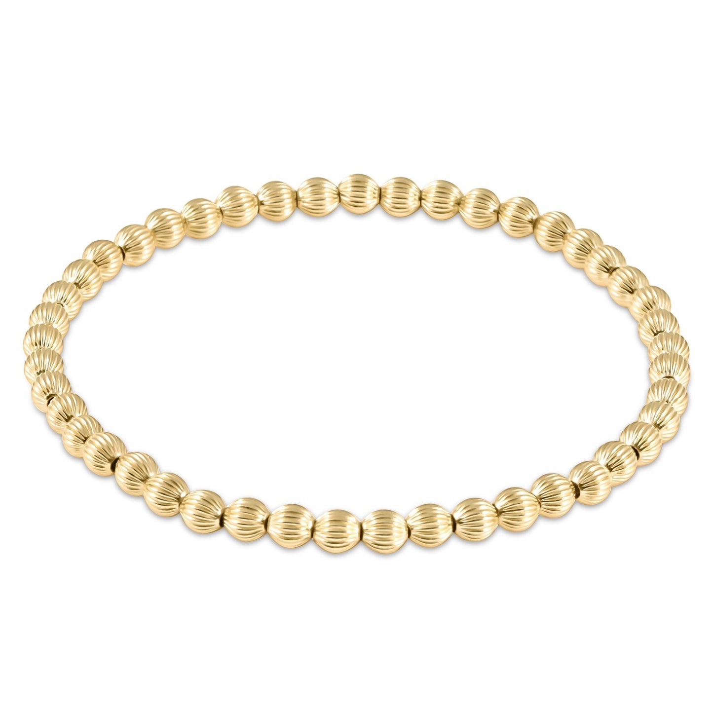 Dignity Gold 4mm Bead Bracelet