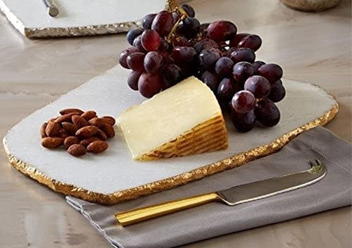 Marble Cheese Plate w/ Knife