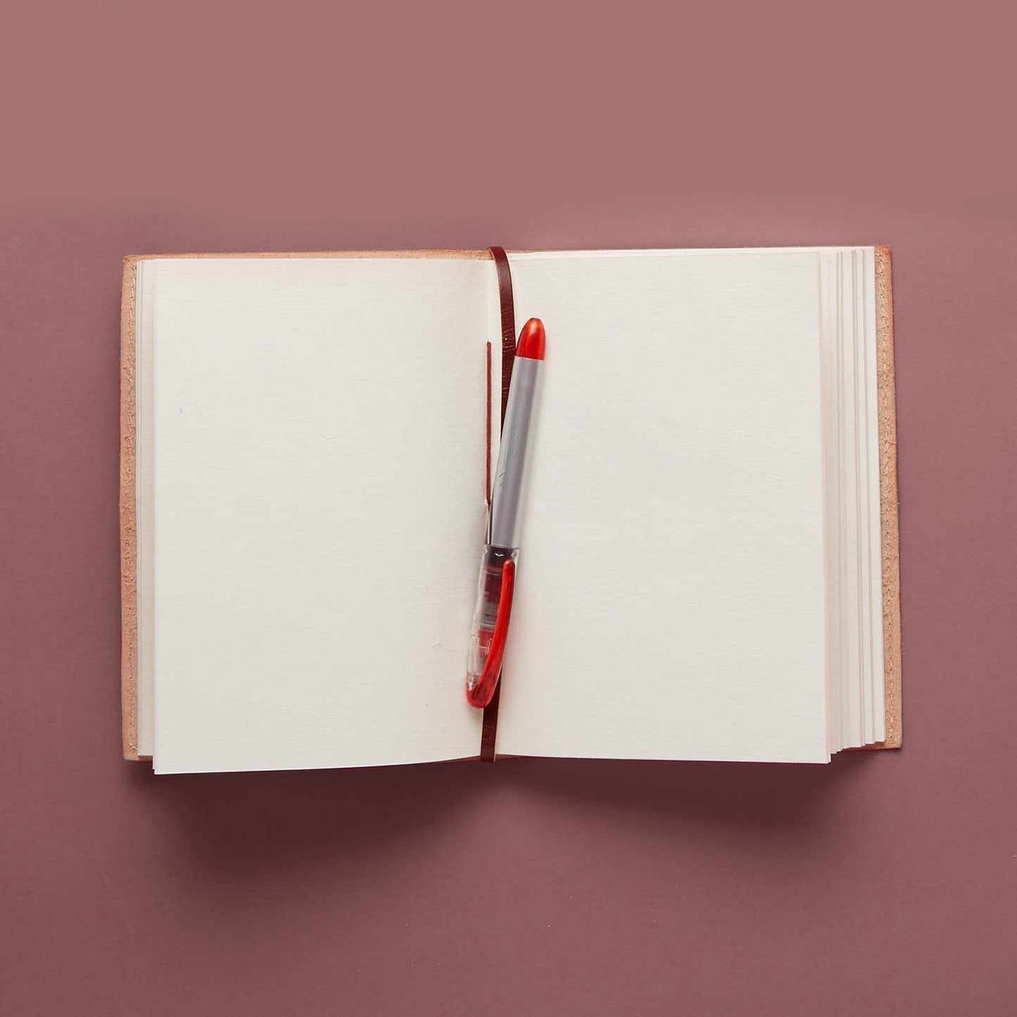 Leather Notebook w/ Quote