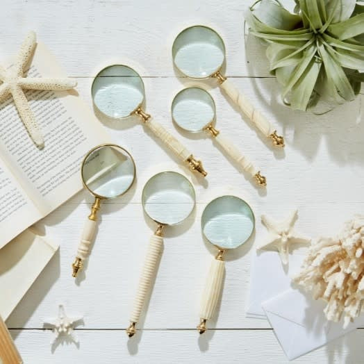 Gold Accented Magnifying Glass