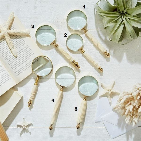 Gold Accented Magnifying Glass