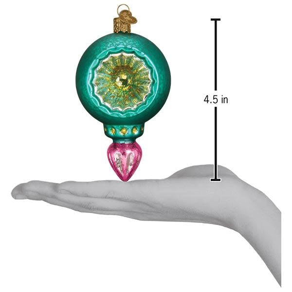 Turquoise Luster Reflection Ornament