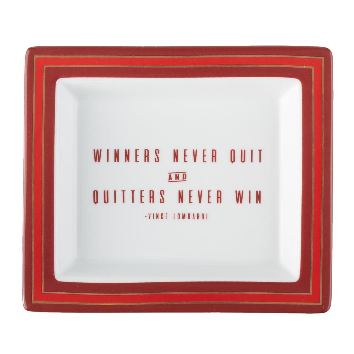 Gentlemen's Saying Desk Tray | 6.5in x 5.75in