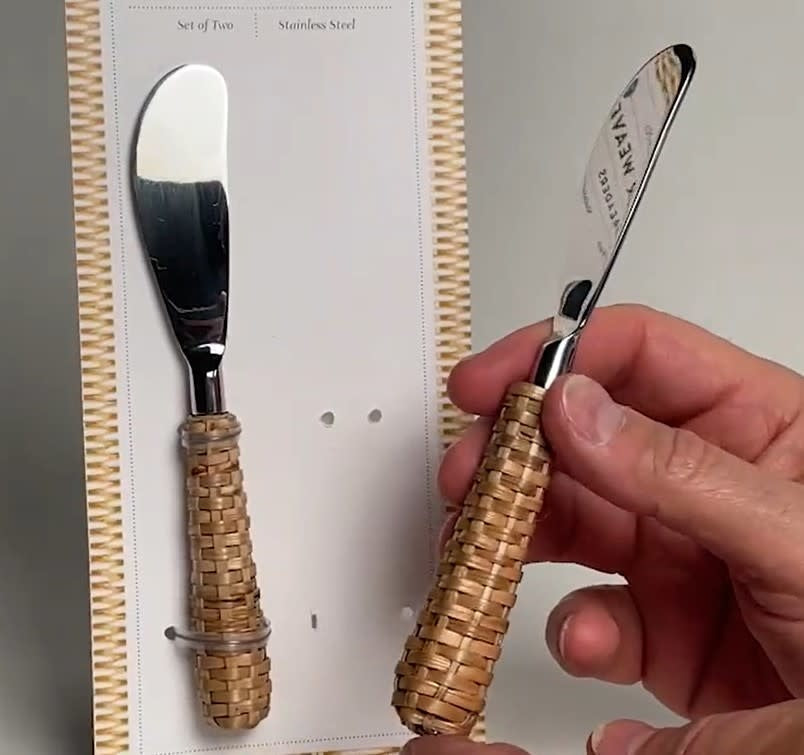 Wicker Handle Spreader Set