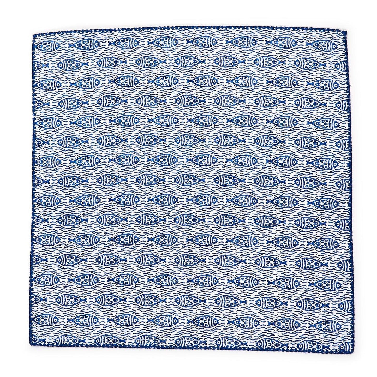 Aquatic Pattern Napkin Set of 4