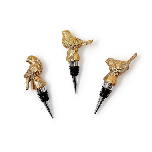 Golden Bird Bottle Stopper