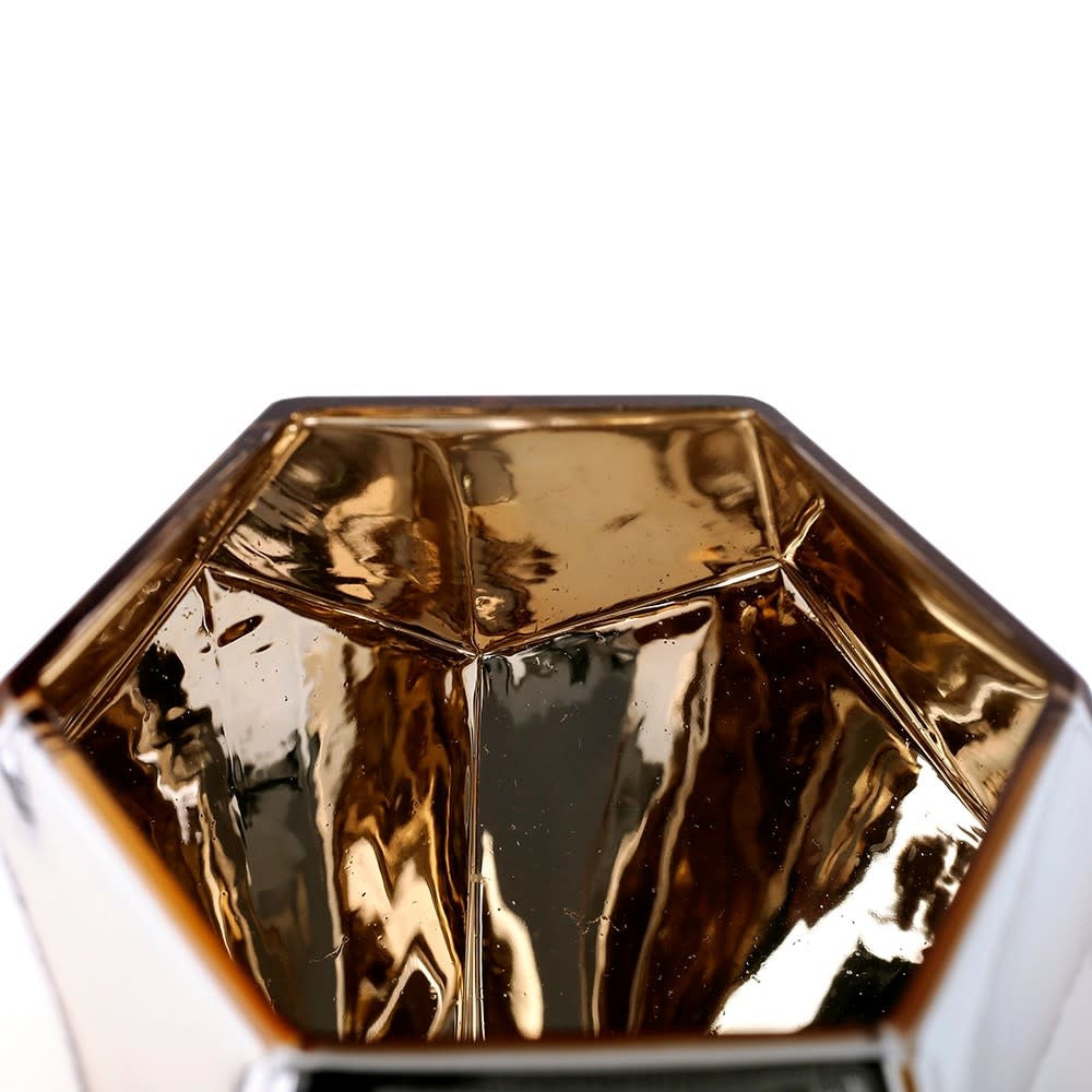 Geometric Vase | Gold 8in