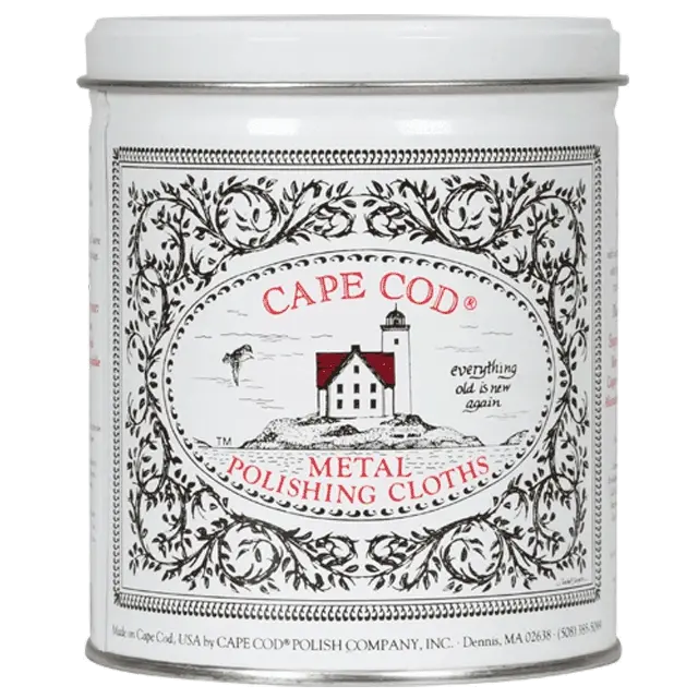 Cape Cod Polish Metal Polishing Cloths Economy Size Tin