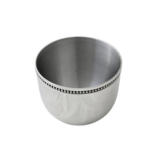 Pewter Jefferson Cup Beaded Edge