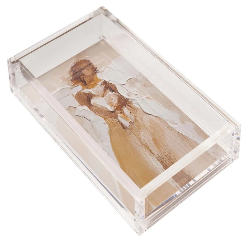 Grace Angel Tray | Guest Towel Holder