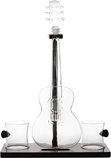 Guitar Whiskey Decanter + Glass Set | 34oz