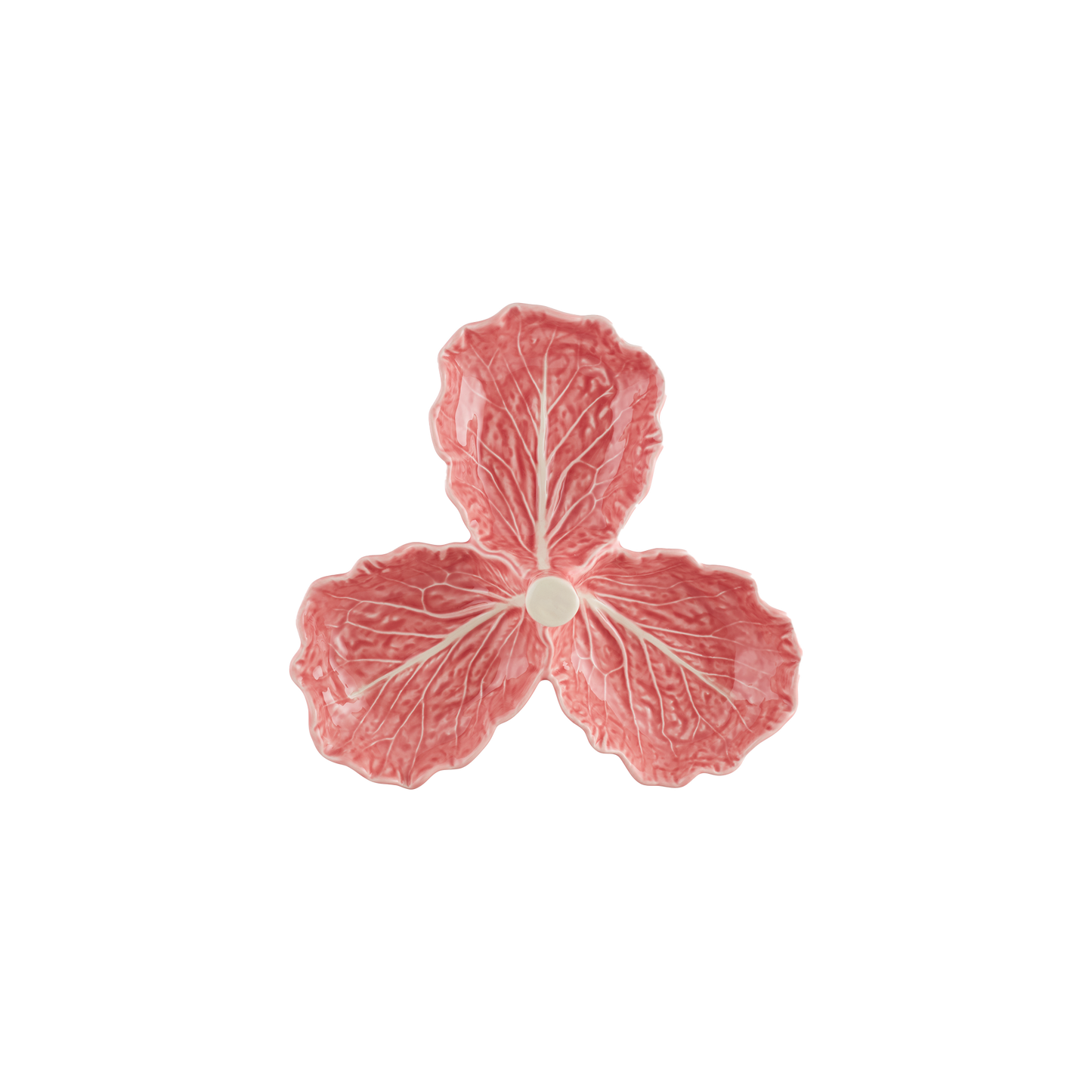 Bordallo Pinheiro Pink Cabbage Olive Dish | 8.5in