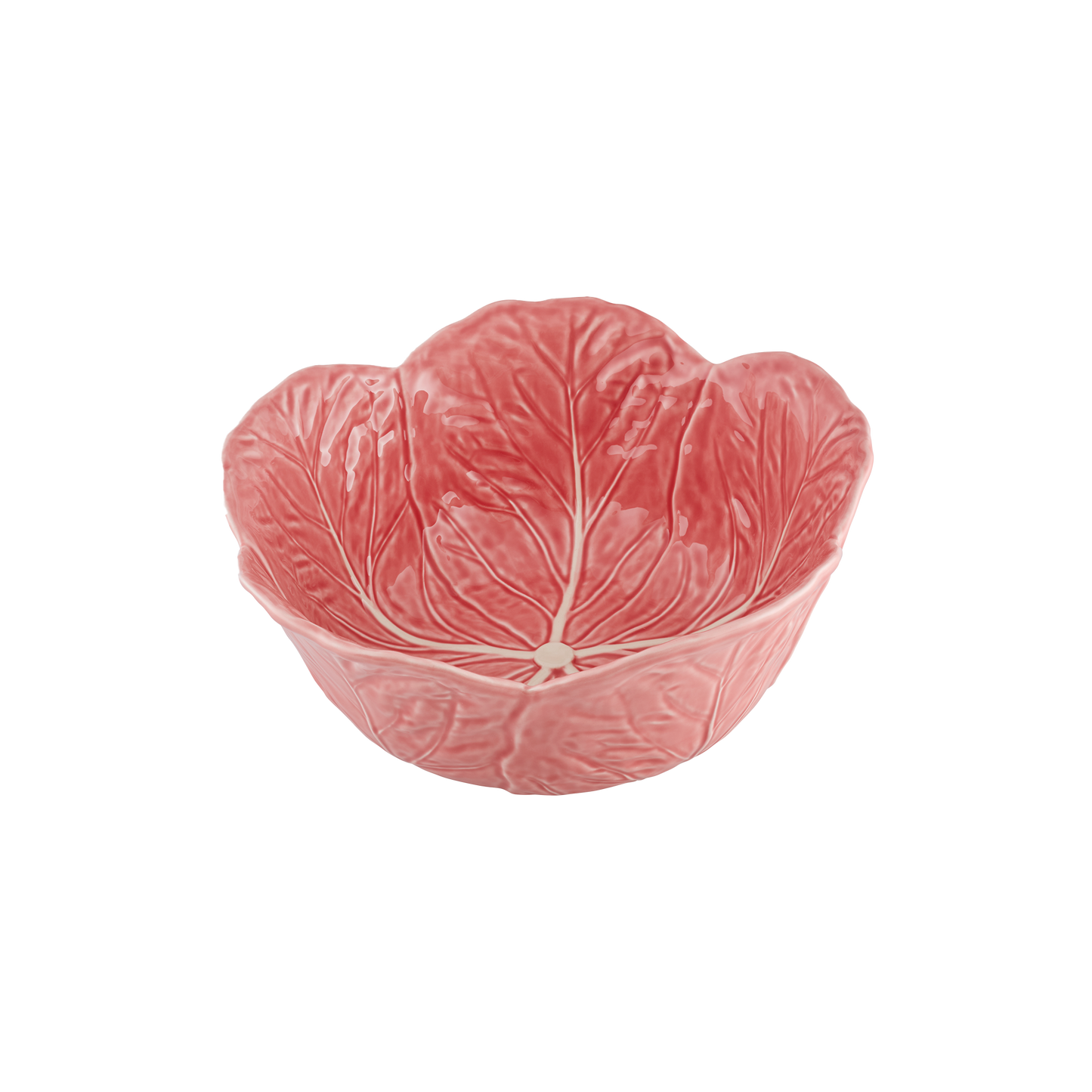 Bordallo Pinheiro Pink Cabbage Salad Bowl | 11in