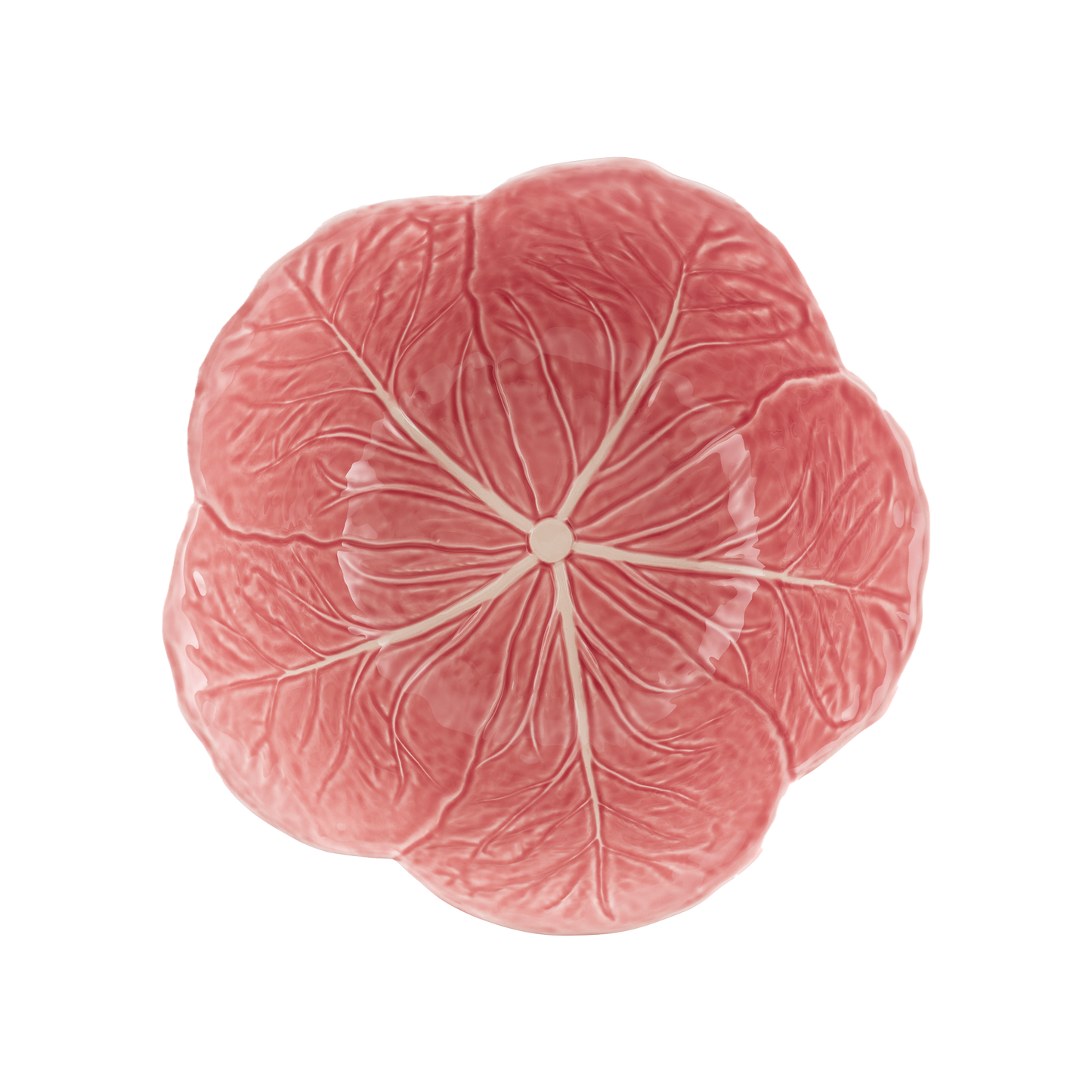 Bordallo Pinheiro Pink Cabbage Salad Bowl | 11in