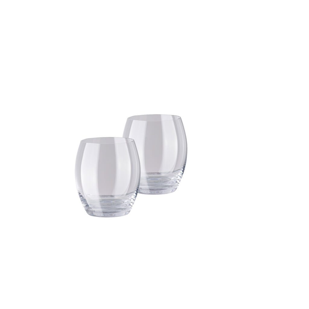 Versace Medusa Lumiere Whiskey DOF Glasses | S2 8.5in 5oz Clear Short Stem