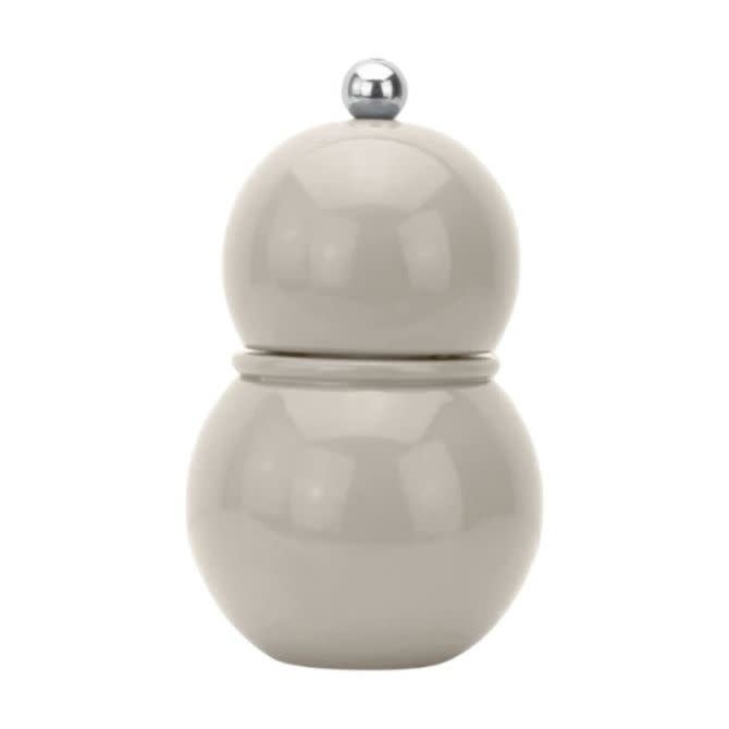 Chubbie Wood Lacquer Salt or Pepper Mill Grinder | 4.75in Cappuccino Tan