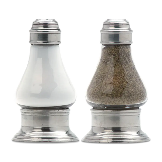 Match Pewter Siena Salt + Pepper Shaker Set | 4.7in