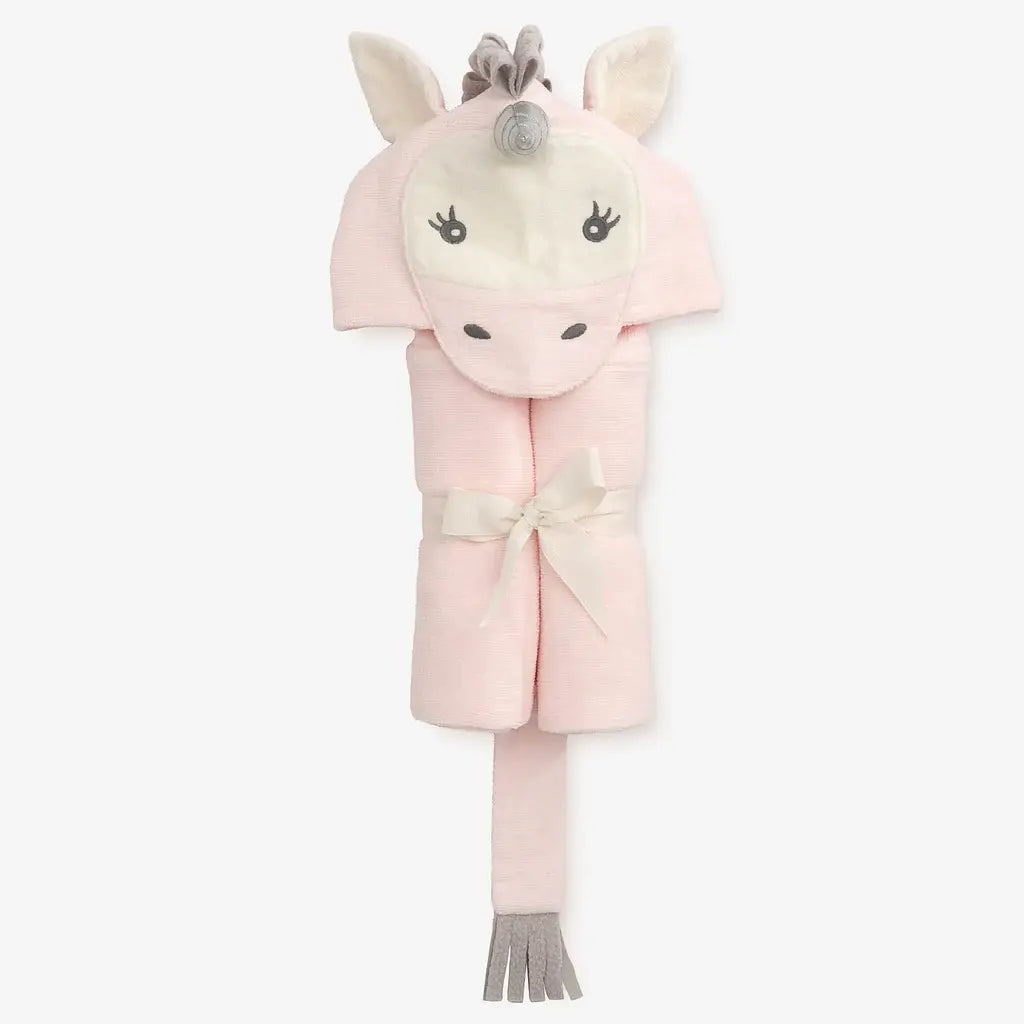 Hooded Baby Bath Wrap | Pink Unicorn