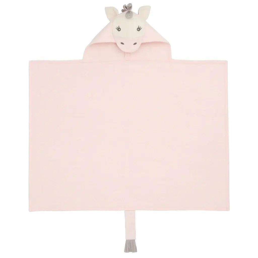 Hooded Baby Bath Wrap | Pink Unicorn