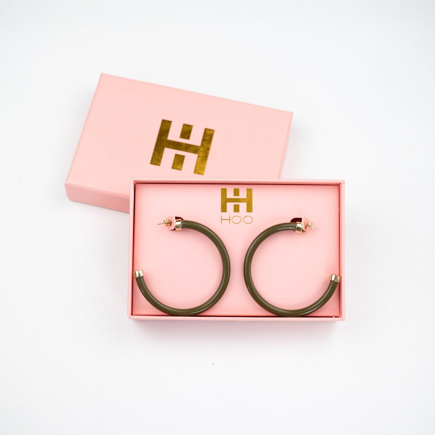 Olive Green Hoo Hoops