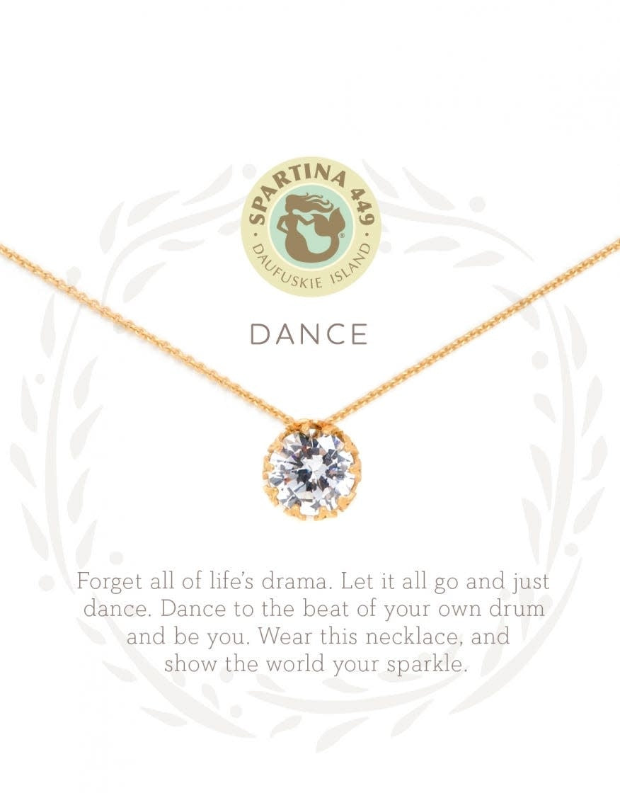 Dance 18k Gold Plate Necklace, 18-21"