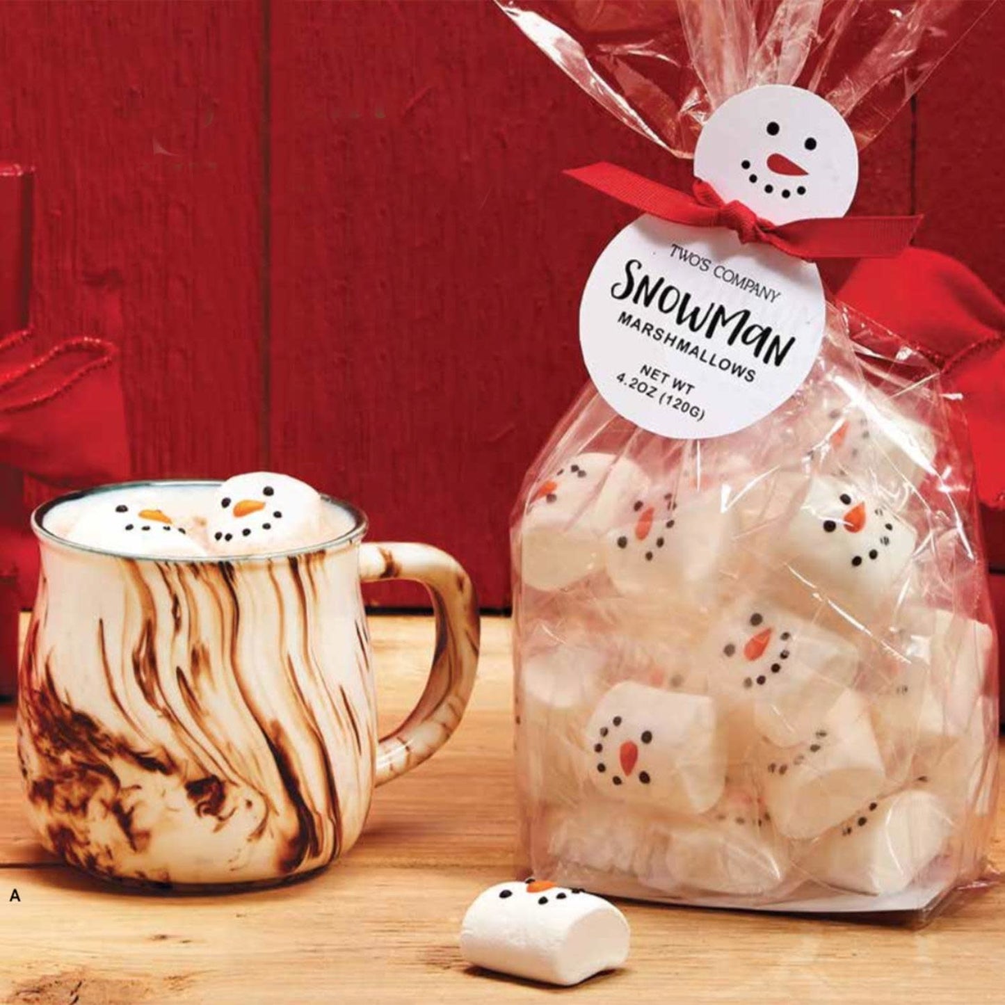 Snowman Marshmallow Candy Gift Bag