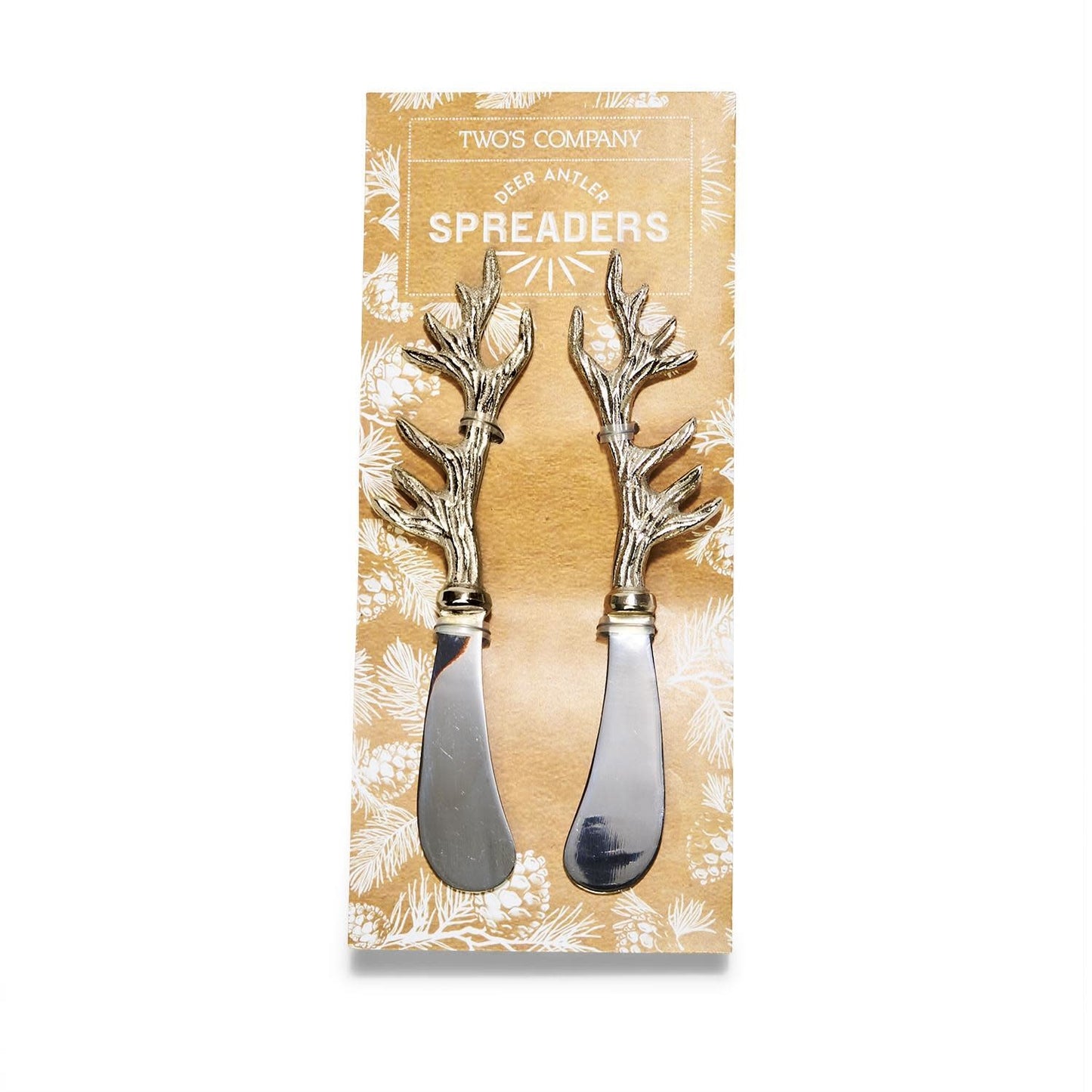 Deer Antler Spreader S/2 Silver