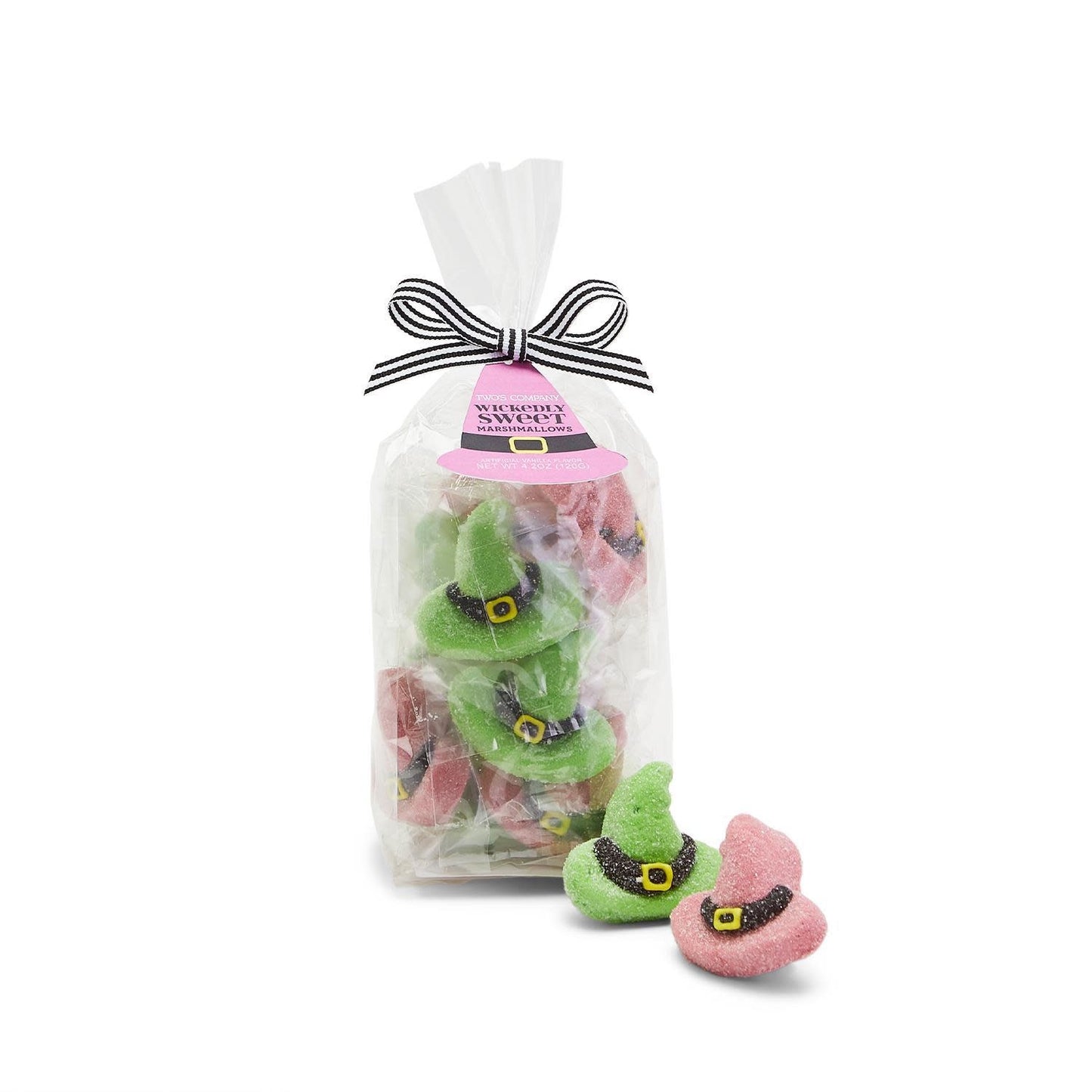 Wickedly Sweet Witch's Hat Marshmallow Candy in Cauldron