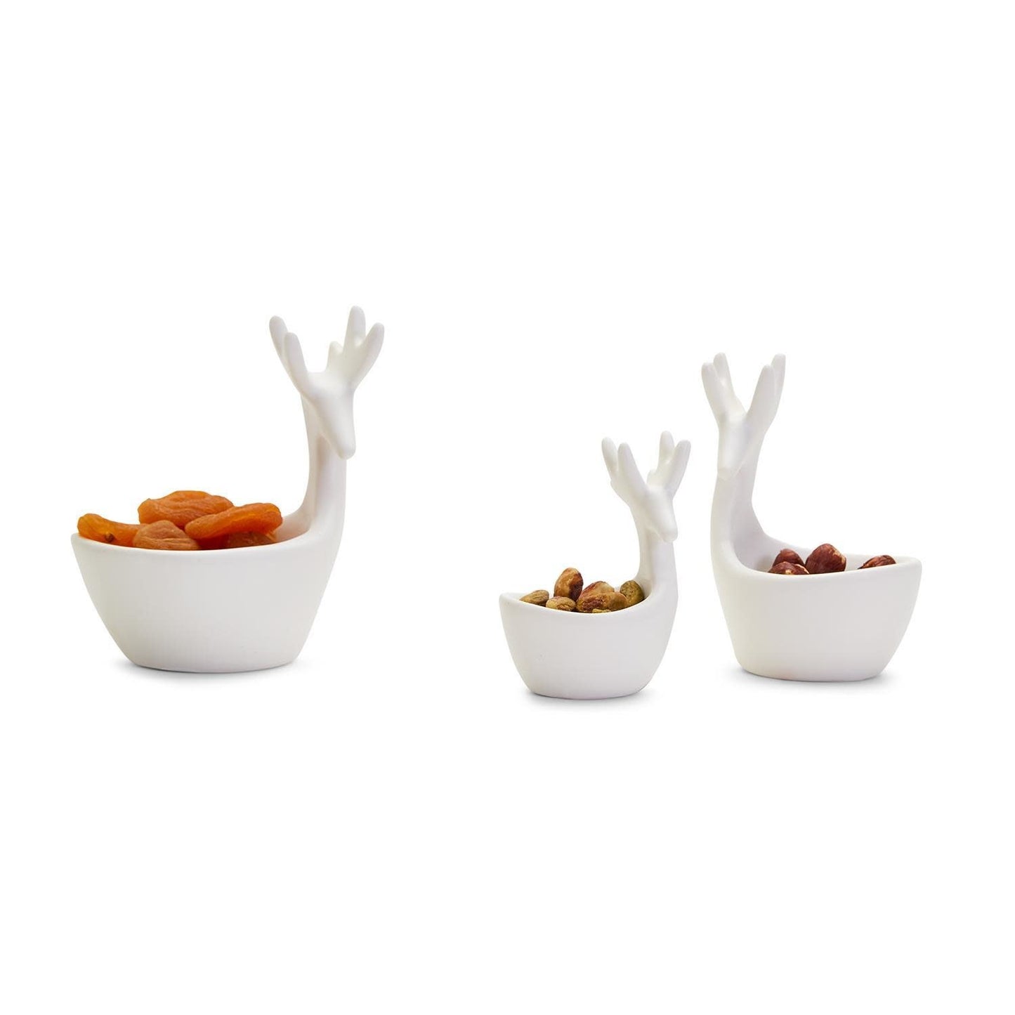 White Deer Bowl Set/3