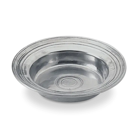 Match Pewter Round Incised Bowl | Small 6.3in