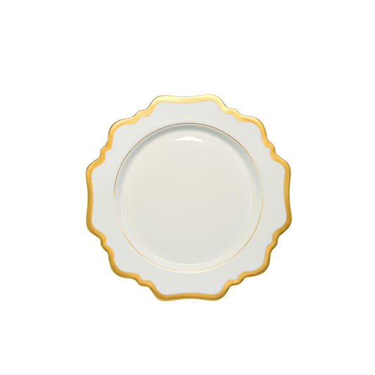 Anna Weatherley Antique White Gold Salad | 8.25in