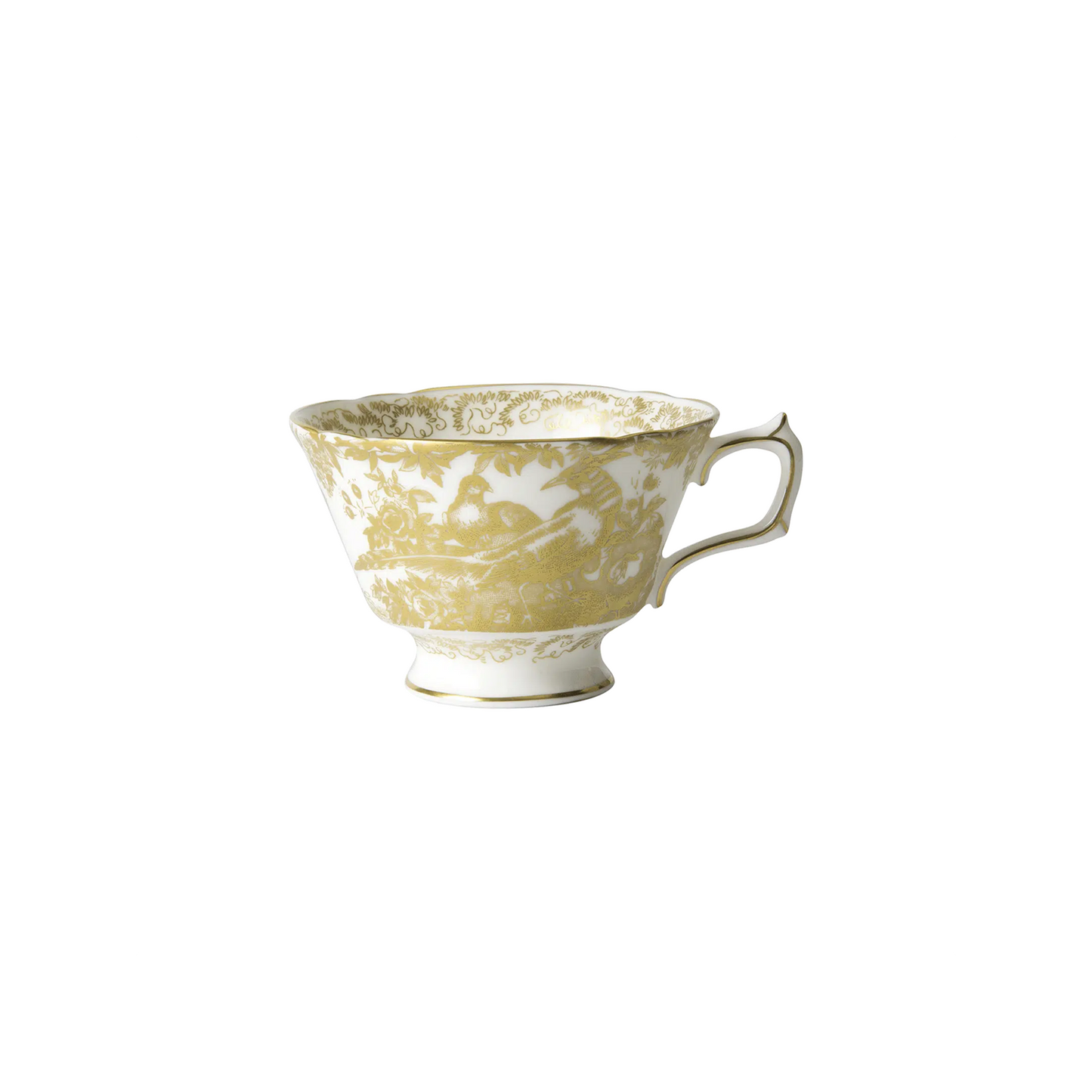 Royal Crown Derby Aves Gold Tea Cup | 8oz