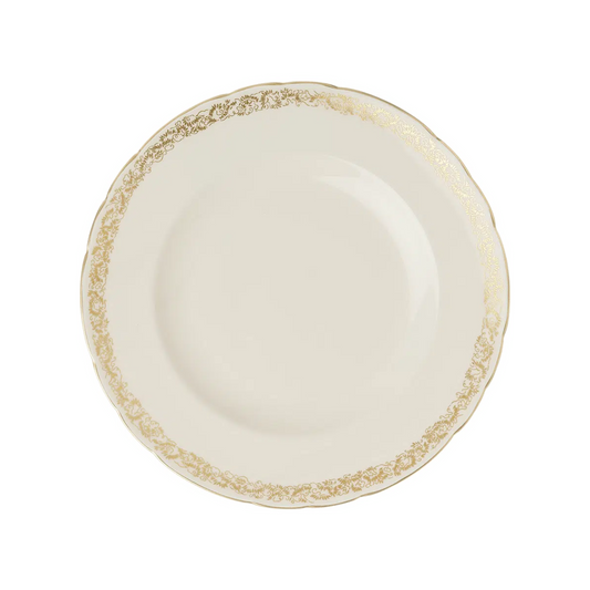 Royal Crown Derby Gold Aves Narrow Band Dinner Plate | 10.5in